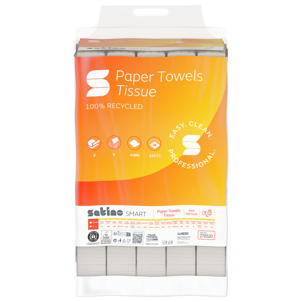 Satino Smart Paper Towel Format V-Fold - 4000 Sheet