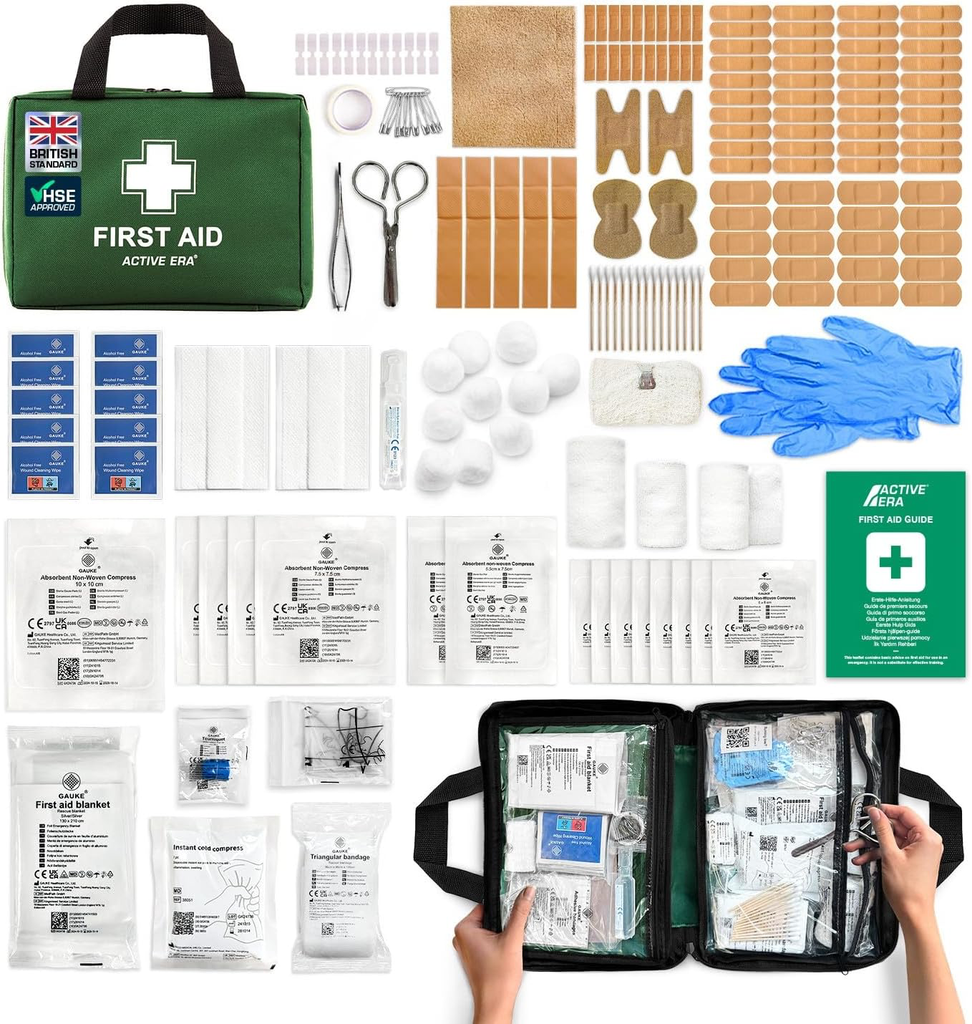 Premium First Aid Kit Bag - 180 Piece