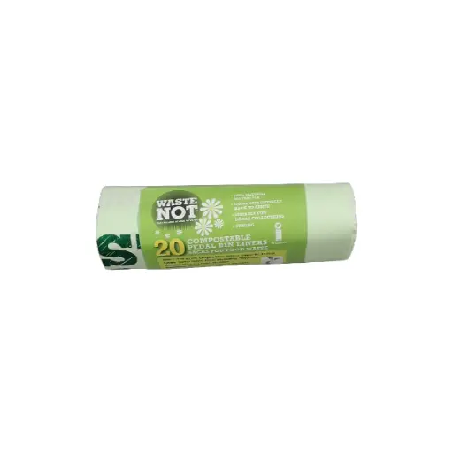 [JGC007] Compostable Caddy Liners 35 Litres - Roll of 20