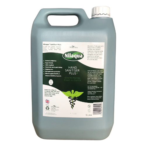 [NB1B5000-2] Nilaqua Fragrance Free Hand Sanitiser 5 Litres