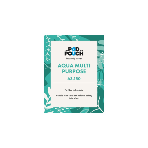 [PIP.A3150.LABEL] Pod in a Pouch Aqua Multi Purpose Label (for tub)