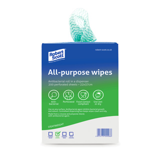 [RS100247G] All Purpose Wipes 6 x 200 - Green