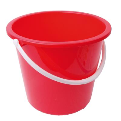 [RS102834R] Homeware Bucket 10 Litre - Red