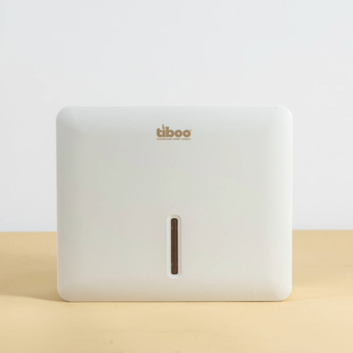 [SYS01W] Tiboo Sugarcane Z-Fold Hand Towel Dispenser White