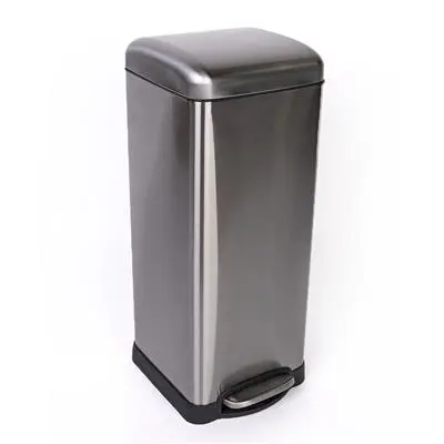 [RS104676] Stainless Steel Pedal Bin with Soft Close - 30L