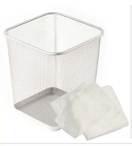 [SQUHD] Heavy Duty Square Bin Liners - White/Clear - 500