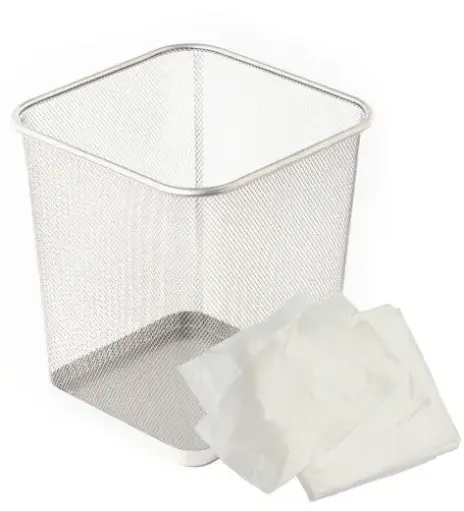 [SQBL80] Super Strong White Square Bin Liners (500)