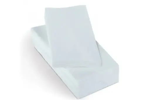 [H.2999] Tiboo Airlaid Hand Towels White 10 x 50 Pack