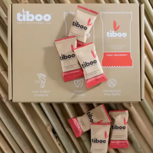 [TECOS1] Tiboo Zingy Grapefruit Soap (12 x 1L)