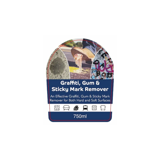 [AS.6XGGMR750] Graffiti, Gum & Sticky Mark Remover- 6 x 750ml RTU Trigger Spray