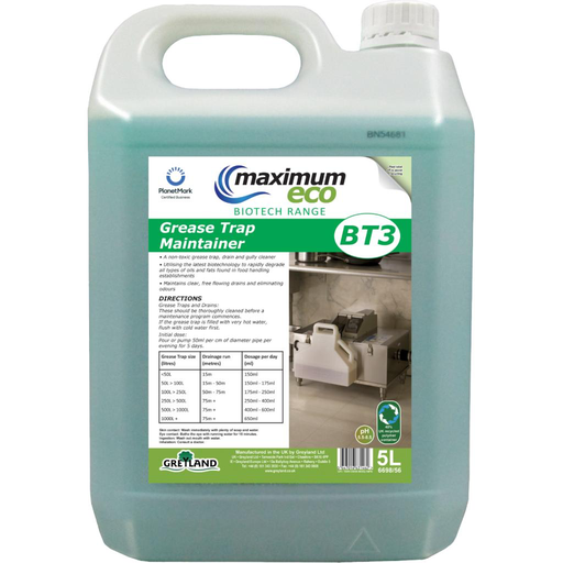 [G.6698/56] BT3 Grease Trap Maintainer - 5 Litre