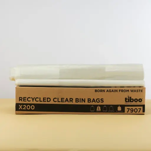 [H7907] Medium Duty Clear Refuse Sacks 10kg