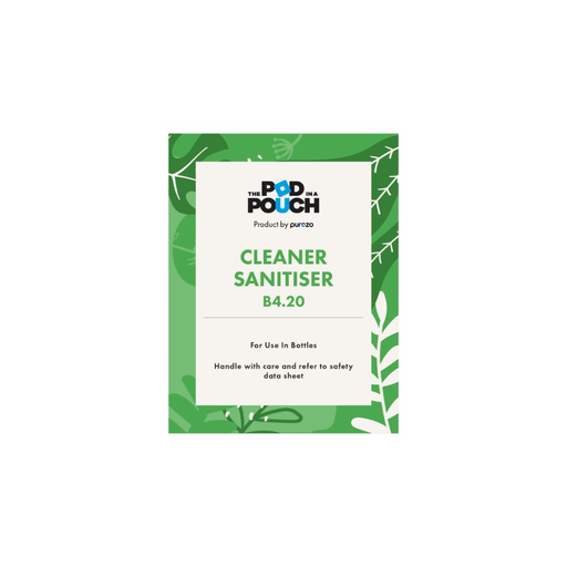 [PIP.B420.LABEL] Pod in a Pouch Cleaner Sanitiser Label (for tubs)
