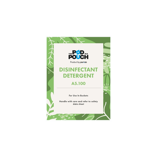 [PIP.A5100.LABEL] Pod in a Pouch Disinfectant Detergent Label (for tubs)